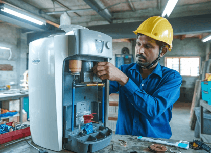 Service Water Cooler Repair